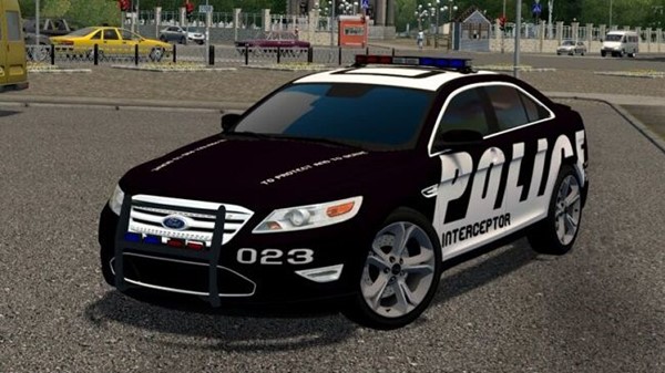 City Car Driving 1.5.9 - Ford Taurus 2010 (Police Version)