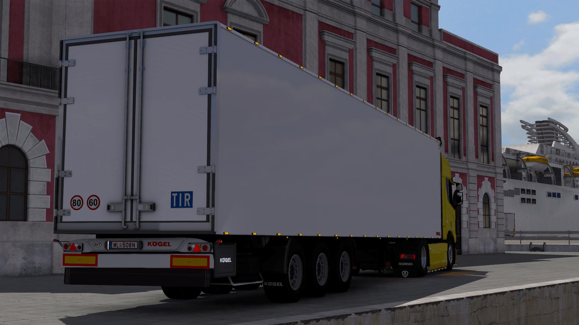 ETS2 - Custom Kogel Trailer V1.0 (1.39.x)