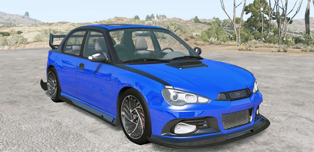 BeamNG - Hirochi Sunburst Blackline Car Mod