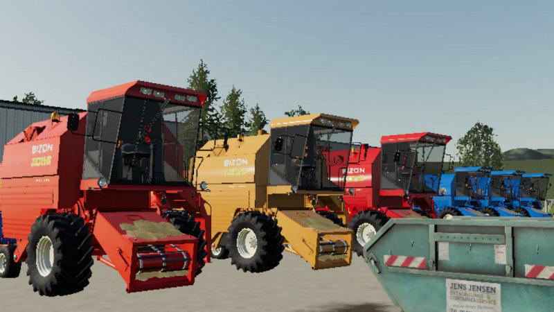 FS19 - Bizon Z051-8 Rekord Harvester V1.0