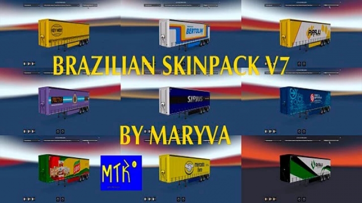 ETS2 - Brazilian Skinpack V7.0 (1.41.x)