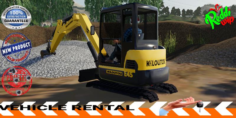 FS19 - Mini Excavator Kiloutou V1.5