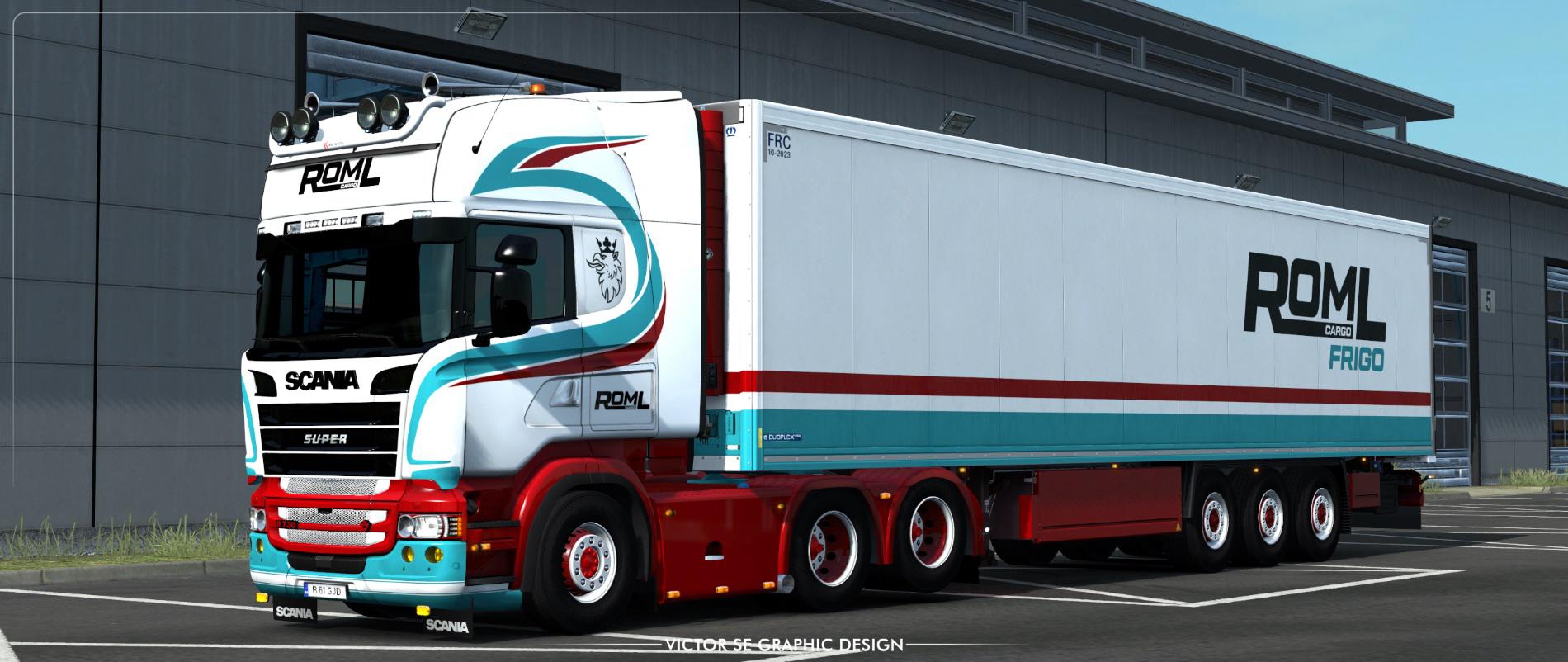 ETS2 - Roml Cargo Frigo Skin Pack V1.0 (1.36.x)