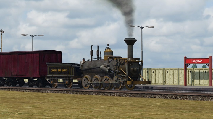Transport Fever 2 - Camden & Amboy 0-8-0 Monster