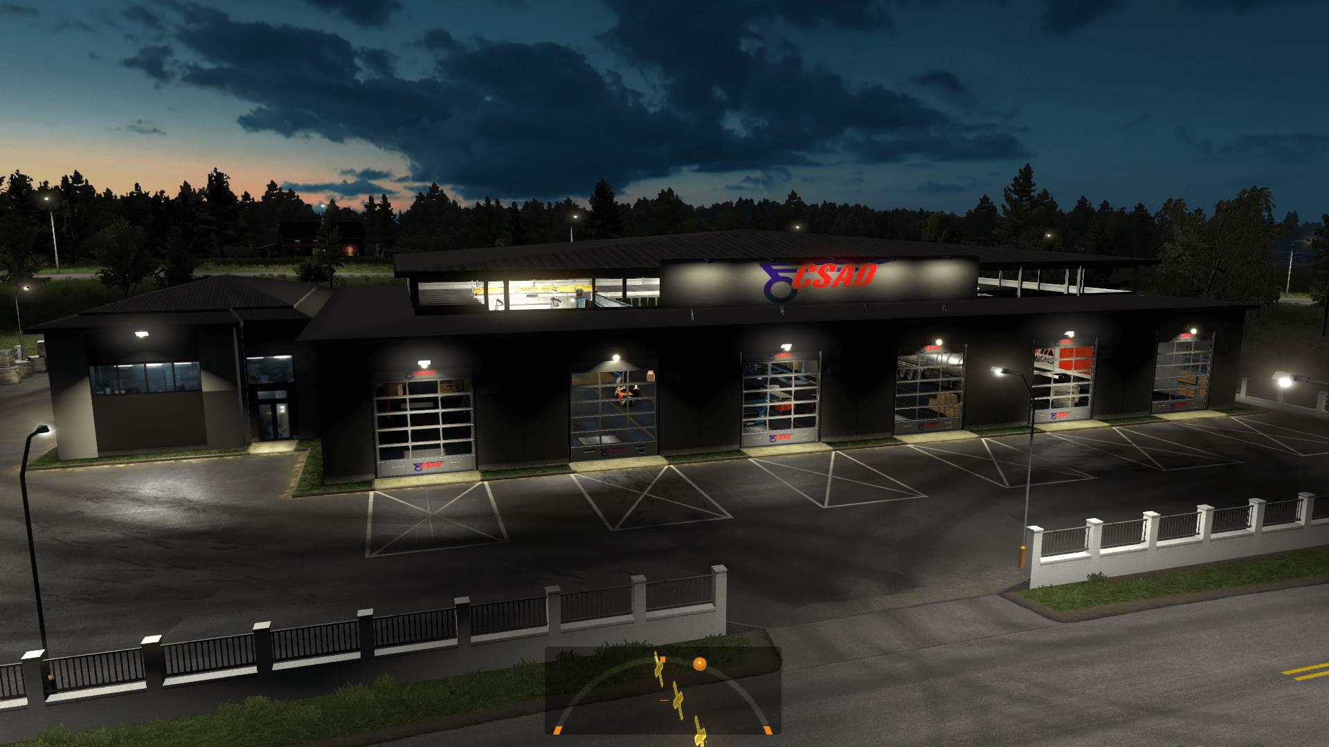 ETS2 - Csad Garage Skin V1.0 (1.35.X)