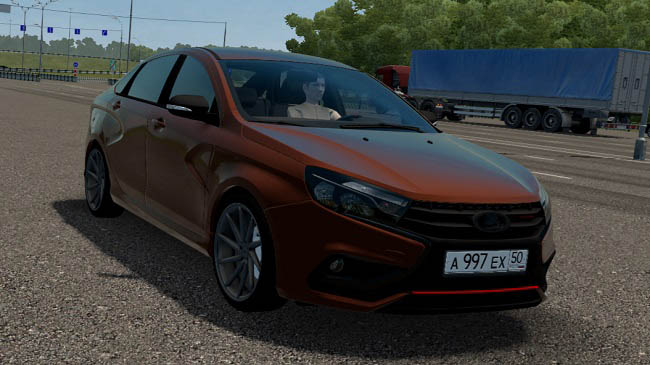 City Car Driving 1.5.9 - Lada Vesta Sport 1.8