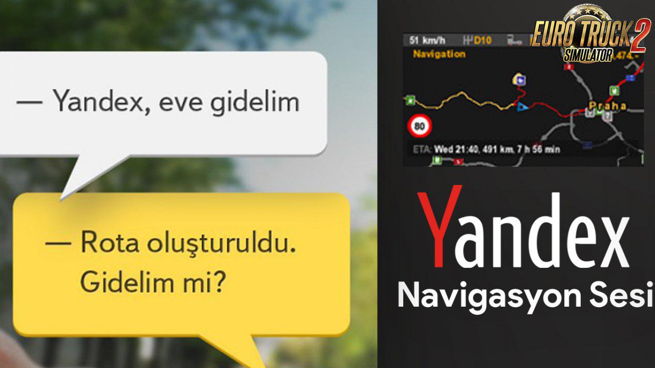 ETS2 - Navigation in Turkish - Yandex (1.35.X)
