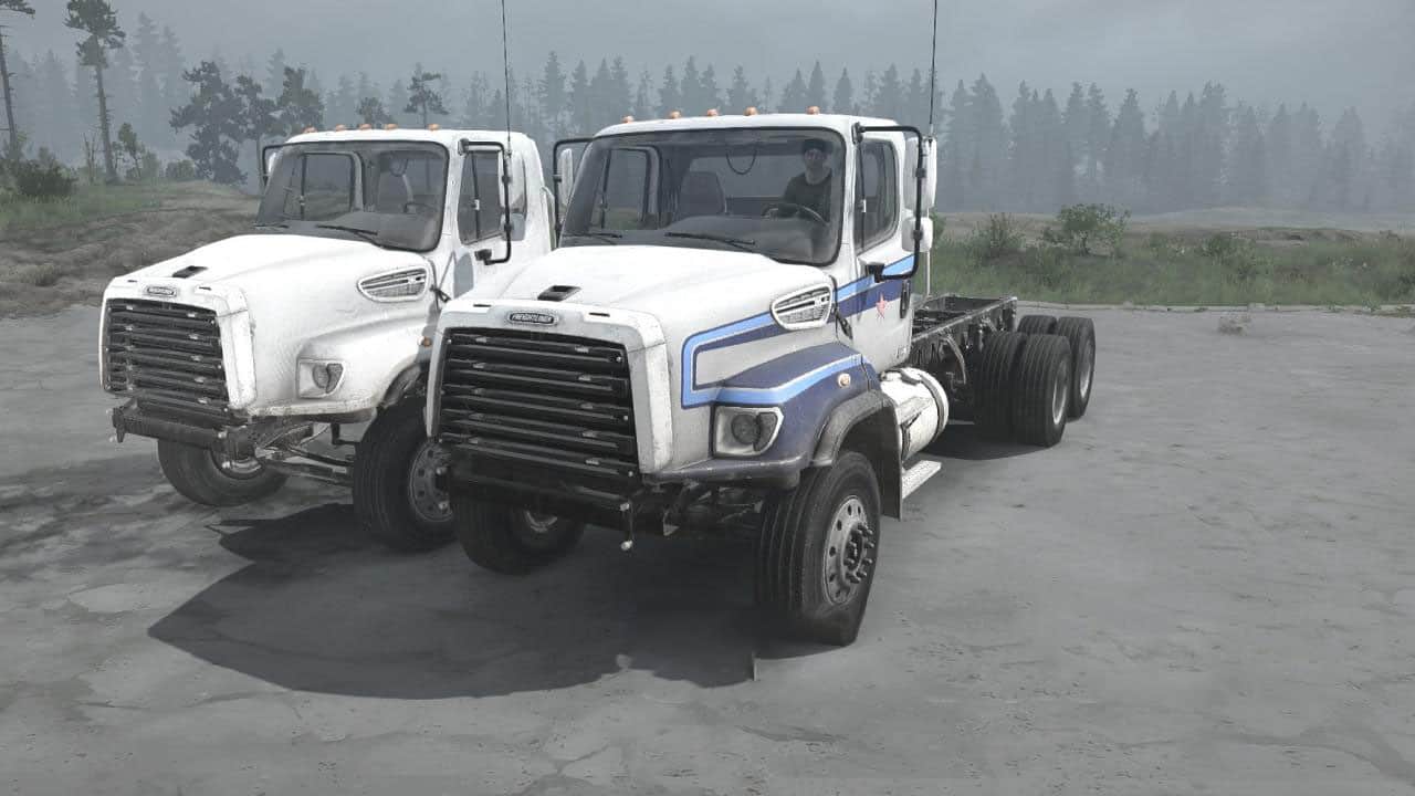 Spintires:Mudrunner - Freightliner 114SD Truck V25.08.20