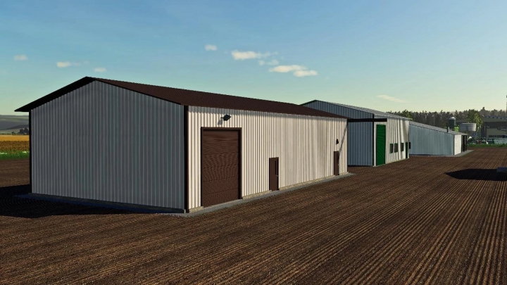 FS19 - American Hangars Pack V1.0