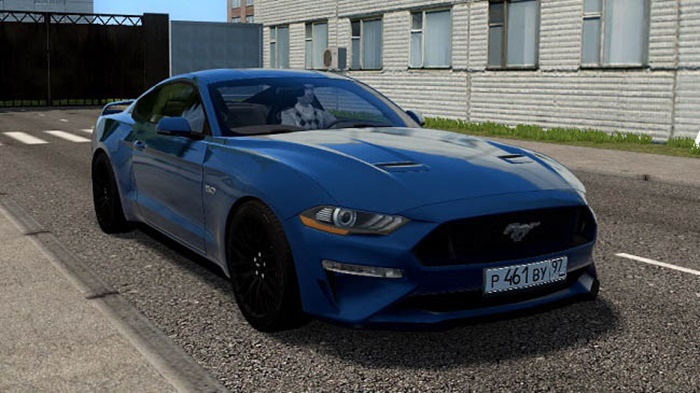 mustang mod city car driving