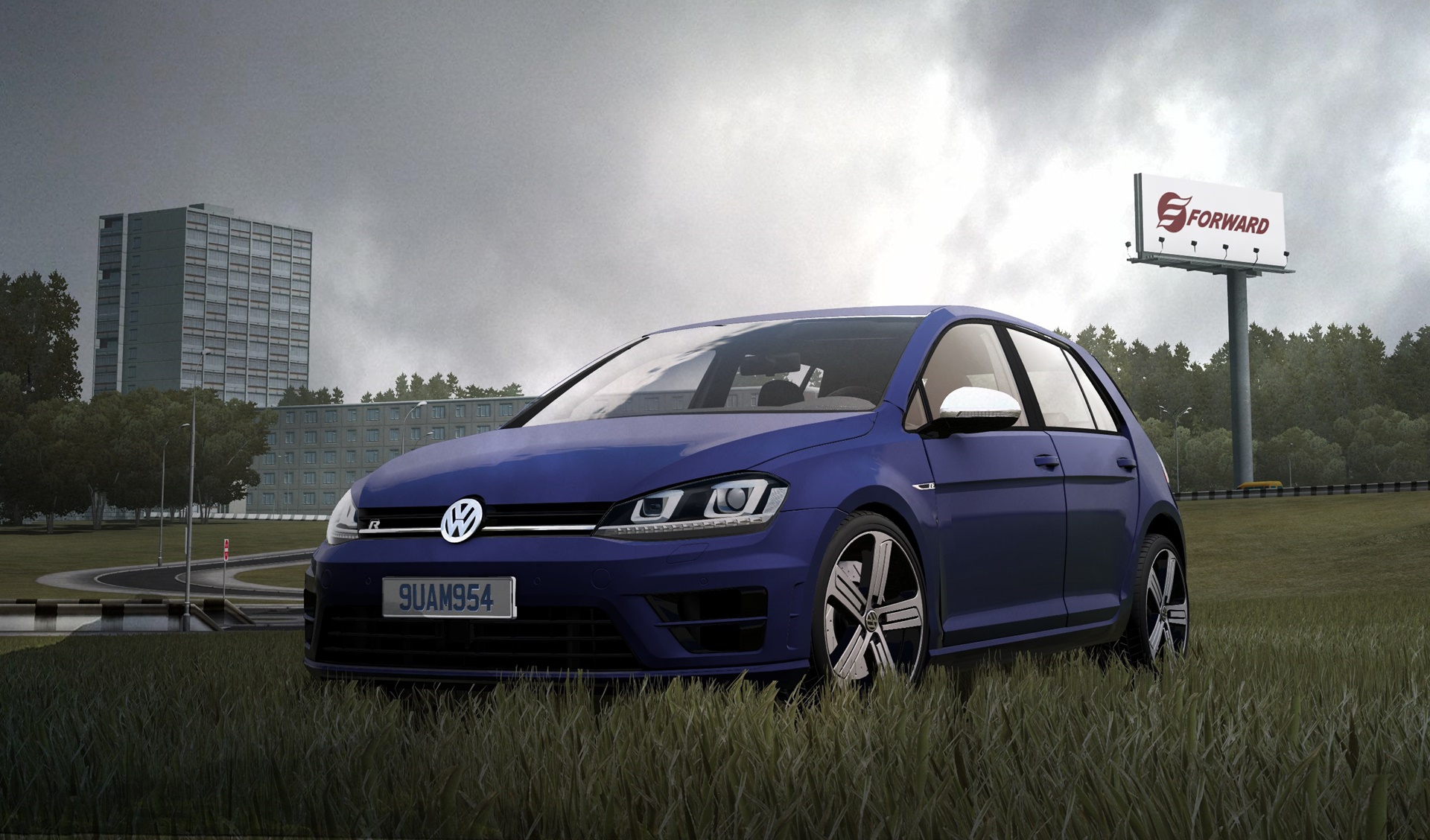 City Car Driving 1.5.8 - Volkswagen Golf R 2014 | City Car Driving ...