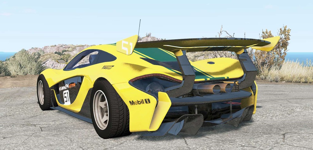 BeamNG - McLaren P1 GTR 2015 Car Mod | BeamNG Drive | Mods.club