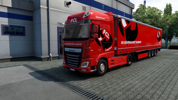 ETS2 - FCL Event Logistics Ltd Combo Skin V1.0 (1.41.x)