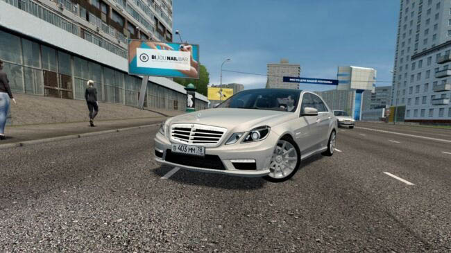 City Car Driving 1.5.9 - Mercedes-Benz E63 AMG W212