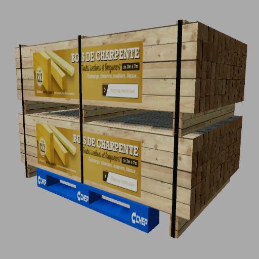 FS19 - Palette Bois de Charpente V1.5