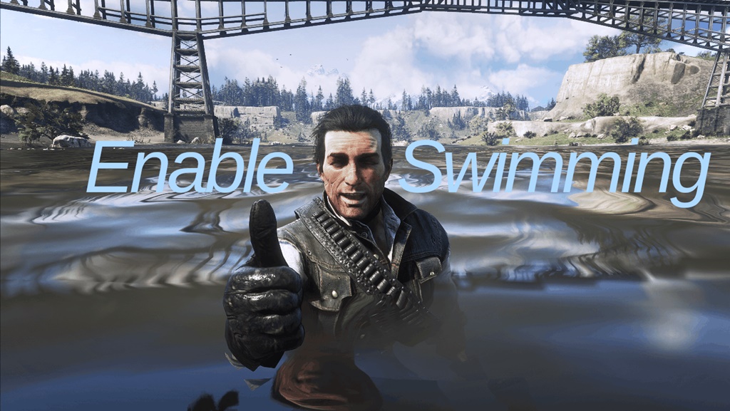 RDR2 - Enable Swimming (John Can Swim)