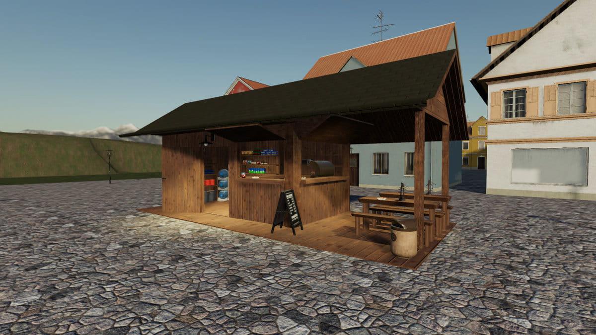 FS19 - Imbiss Booth V1.0
