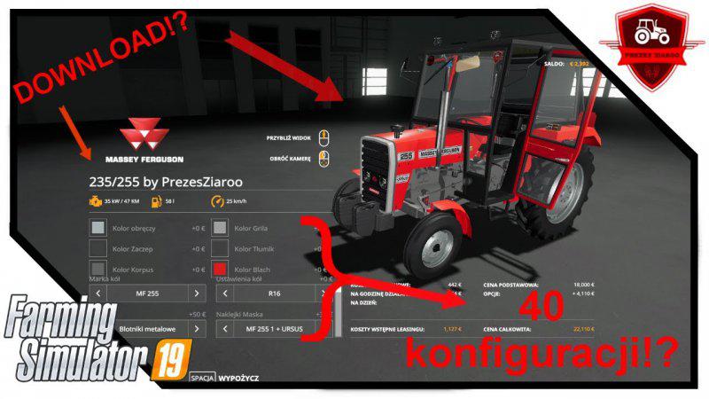 FS19 - Massey Ferguson Polish Pack V1.0