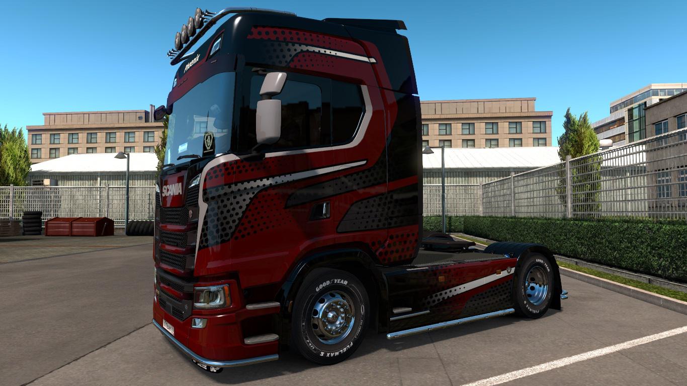 ETS2 - Scania S Phoenix Skin V1.0 (1.36.x)