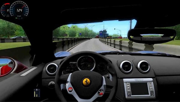 City Car Driving 1.5.9 - Ferrari California Car Mod | City Car Driving ...