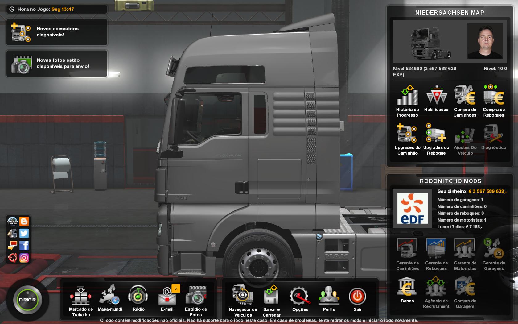 ETS2 - Profile Map Niedersachsen V1.7 (1.35.X)