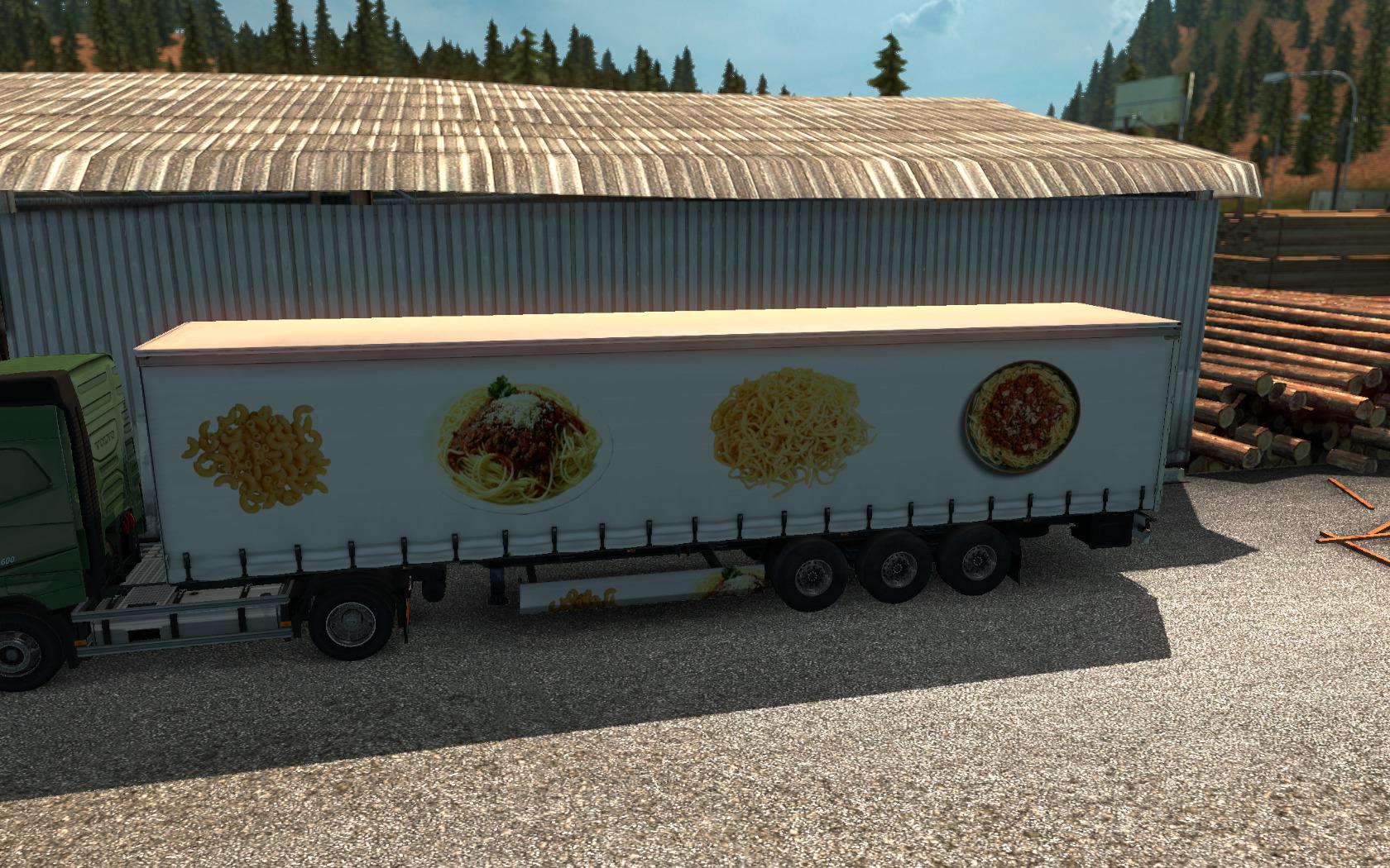 ETS2 - Pasta Skin V1.0 (1.36.x)