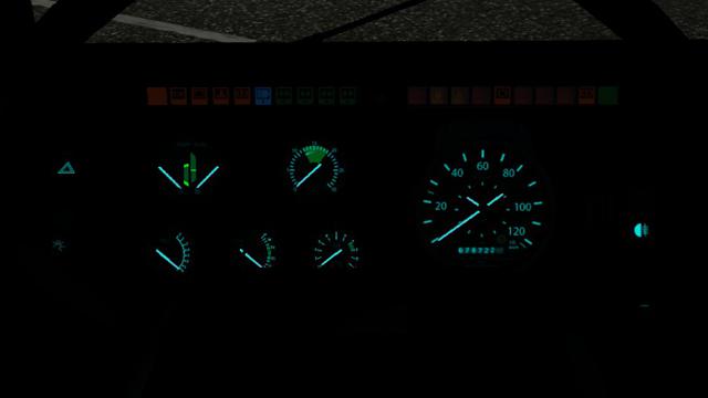 ETS2 - Aquamarine Volvo F16 Dashboard V1.0 (1.39.x)