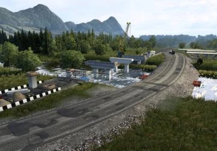 ETS2 Map Harsh Russian Siberia r15 (1.40.x) Euro Truck