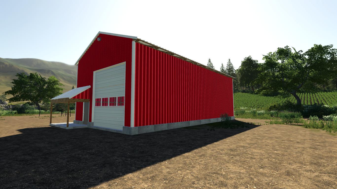 FS19 - 30 x 60 Work Shop Shed V1 | Farming Simulator 19 | Mods.club