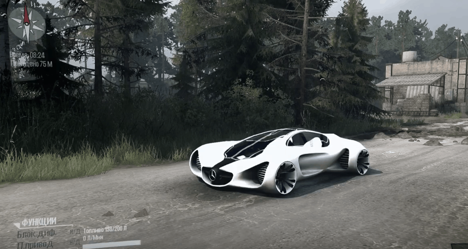 Spintires:Mudrunner - Mercedes-Benz Biome Car Mod