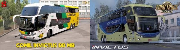 ETS2 - Comil Campione Invictus Dd Mb 6x2 & 8x2 Bus (1.36.x)