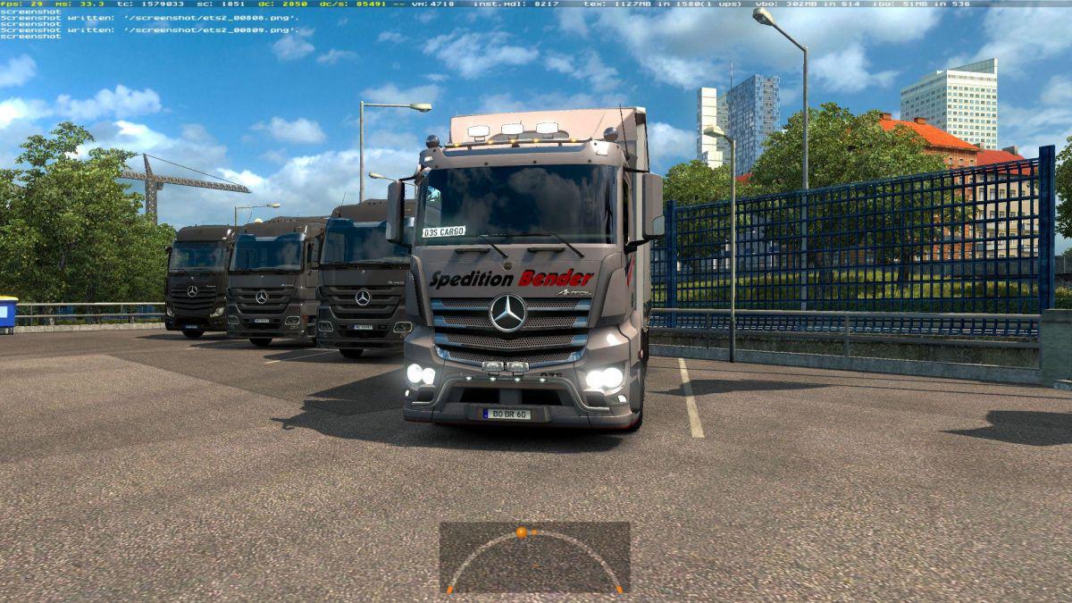 ETS2 - D3S Mercedes Antos r1.35.1.150