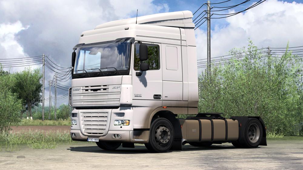ETS2 - Paintable Dirty Skin for Daf Xf 105 V1.1 (1.36.x)