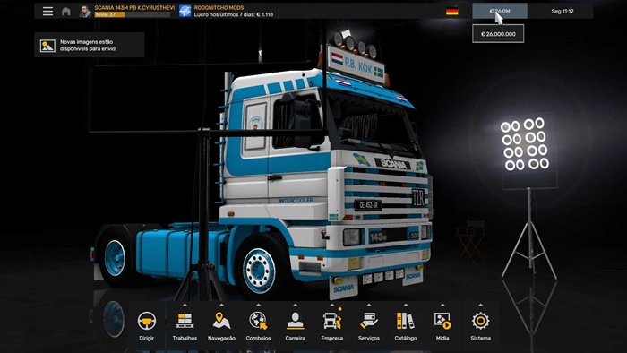 ETS2 - Profile Scania 143M PB Kok & ZN Holland V1.0
