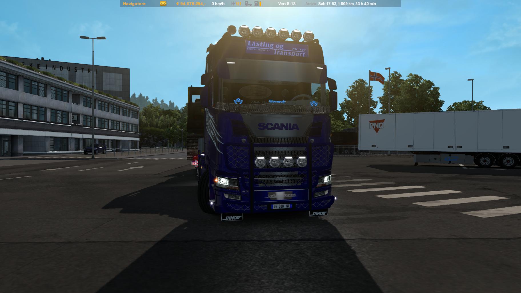 ETS2 - Lasting og Transport Scania R730 Skin (1.35.X) | Euro Truck ...