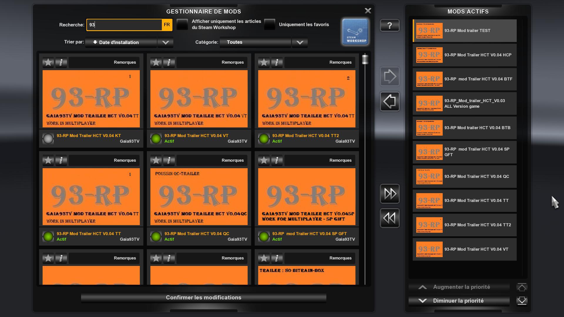 ETS2 - Ownable 93-RP Trailer Mod HCT V0.04.3 (1.36.x)