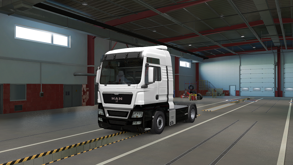 ETS2 - Two Tone Paint for Man Tgx (1.38.x)