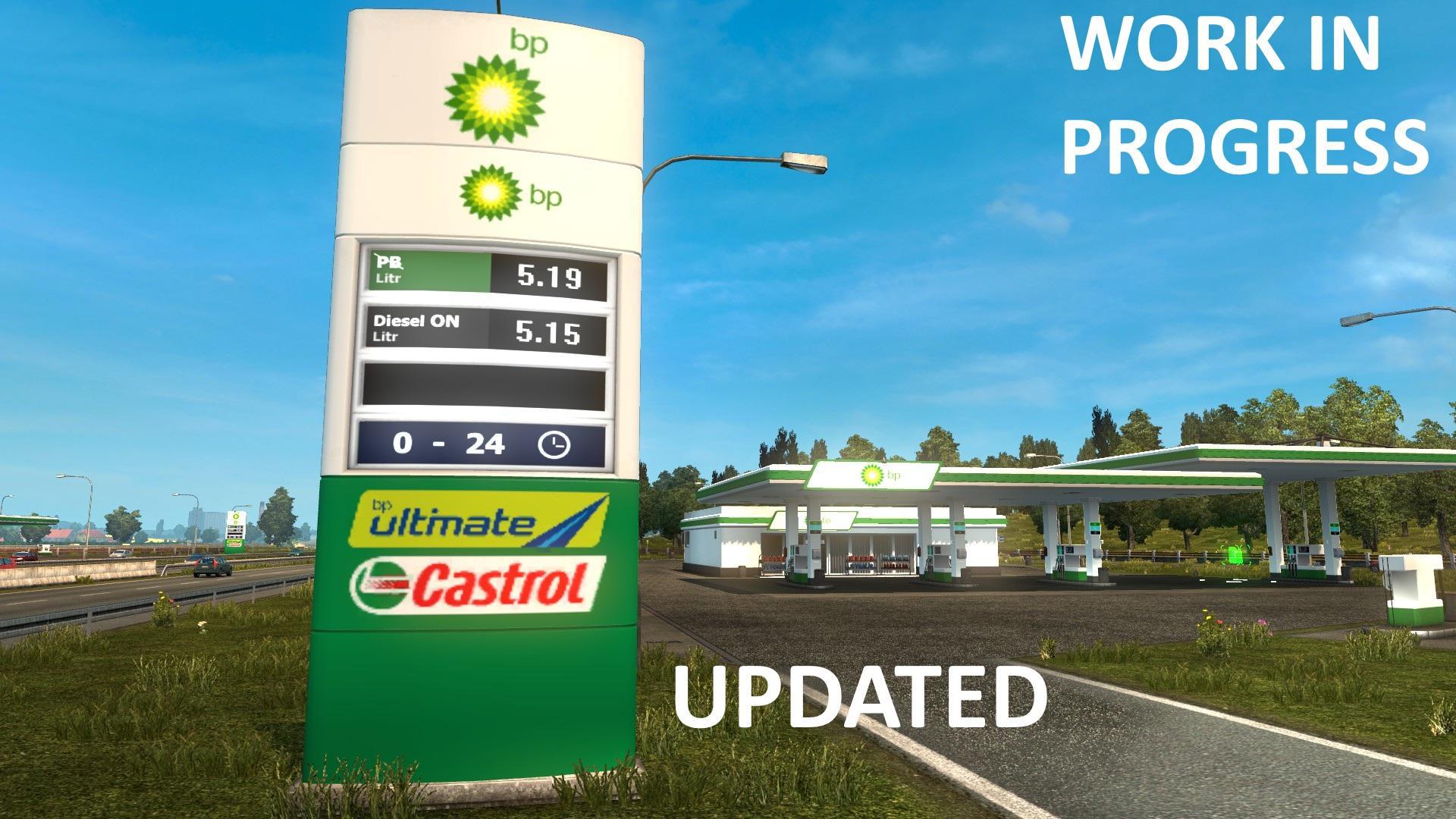 ETS2 - Real European Gas Stations (1.37.x)