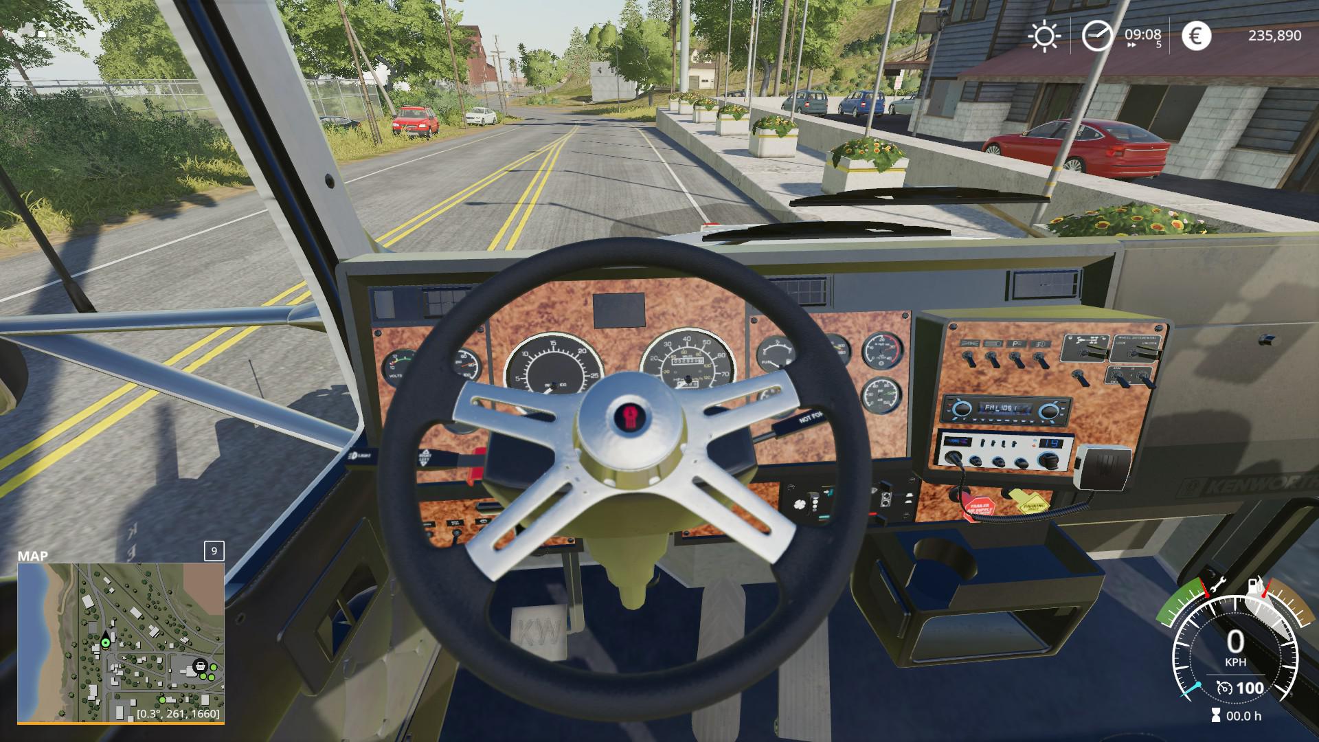 FS19 Kenworth T600 DayCab Americanized Truck V1 0 Farming Simulator 19 Mods club