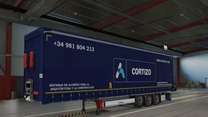 ETS2 - SCS Krone Megaliner Cortizo Skin V1.0 (1.41.x)