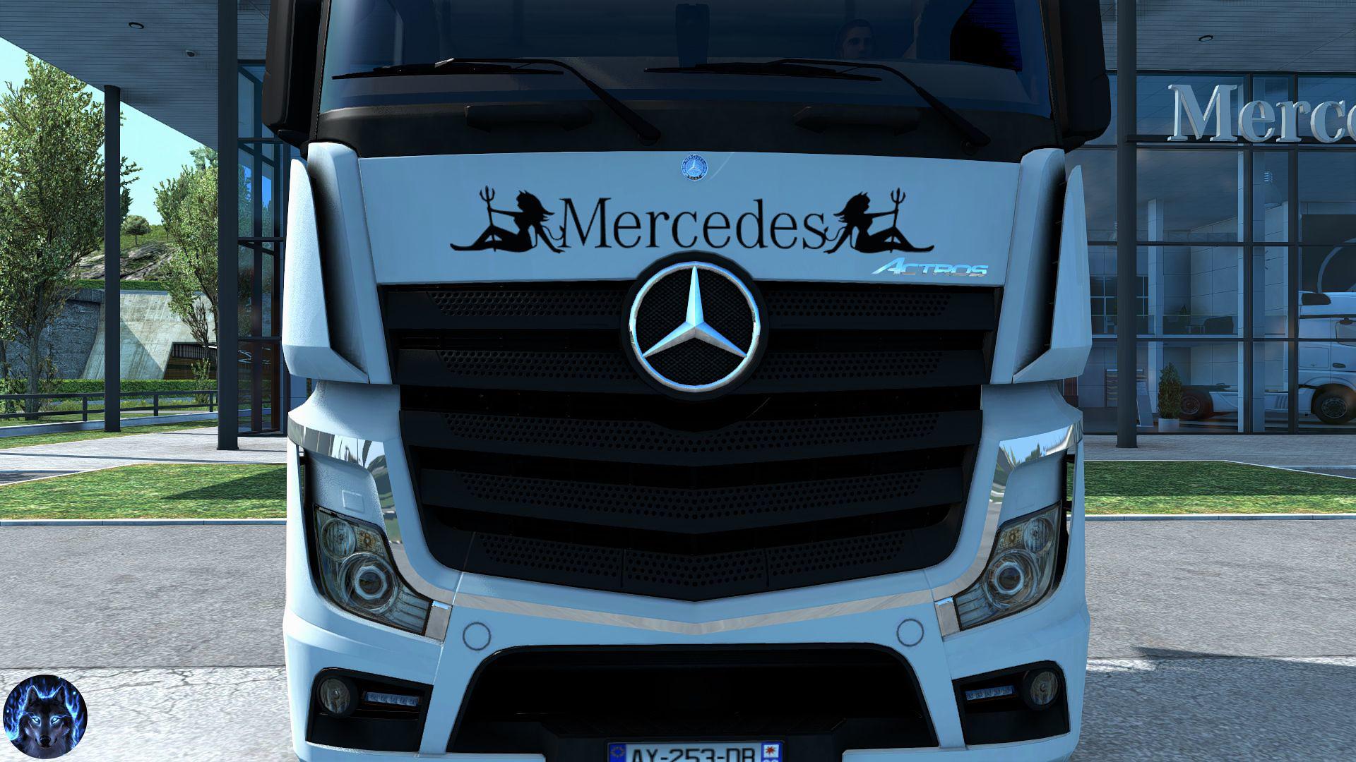 ETS2 Mercedes Actros MP4 Reworked Truck V2.5 (1.39.x) Euro Truck