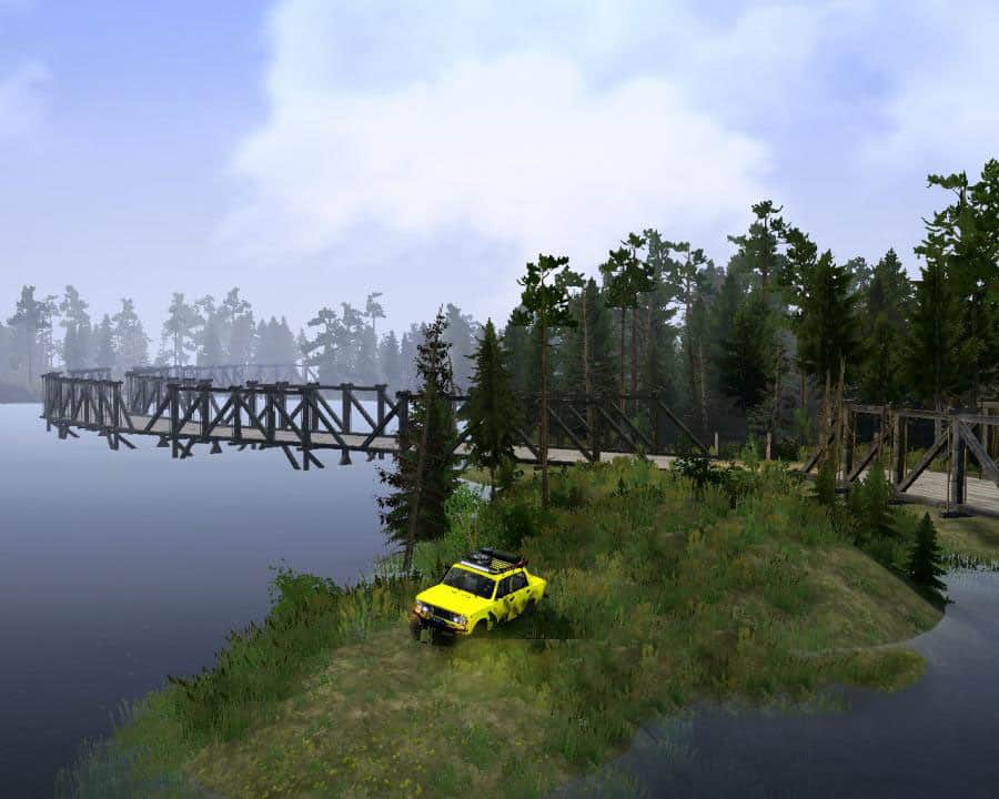 Spintires:Mudrunner - Logistics – Suburb Map V1.0