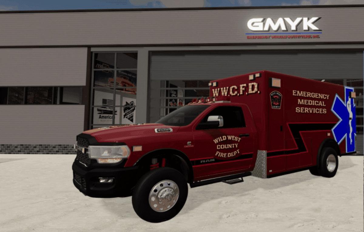 FS19 - Dodge Ram 3500 Ambulance V1.0