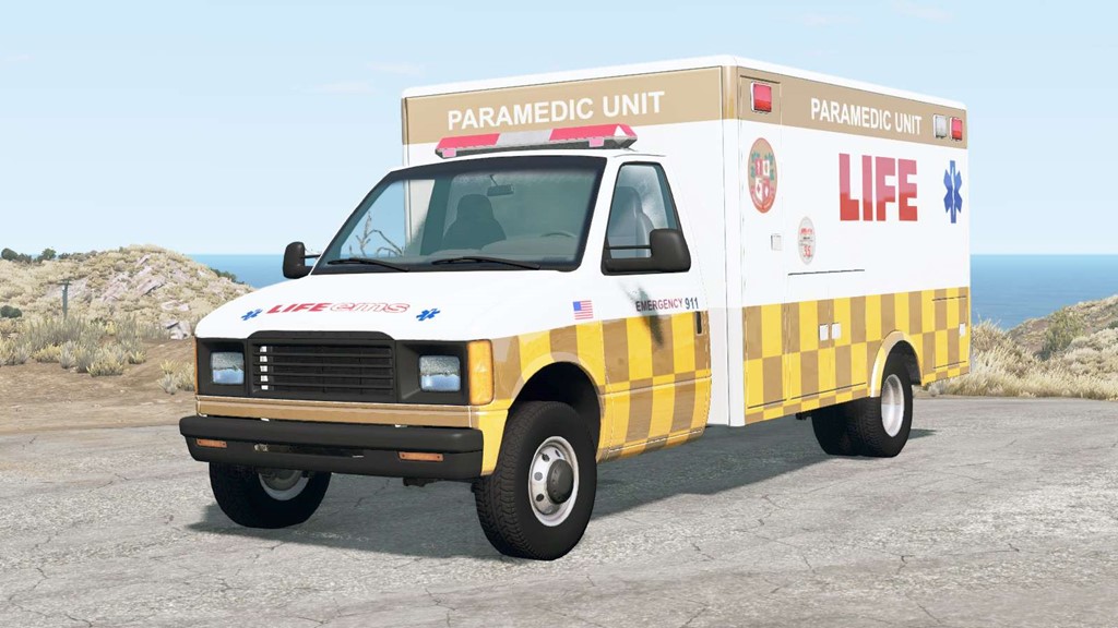 BeamNG - Gavril H-Series Life EMS Ambulance V2.0