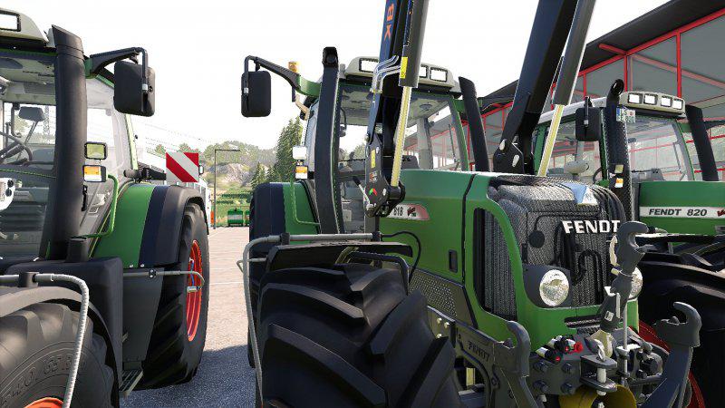 FS19 - Fendt 700/800 Tms + Com 2 + Tirepressure V4.2