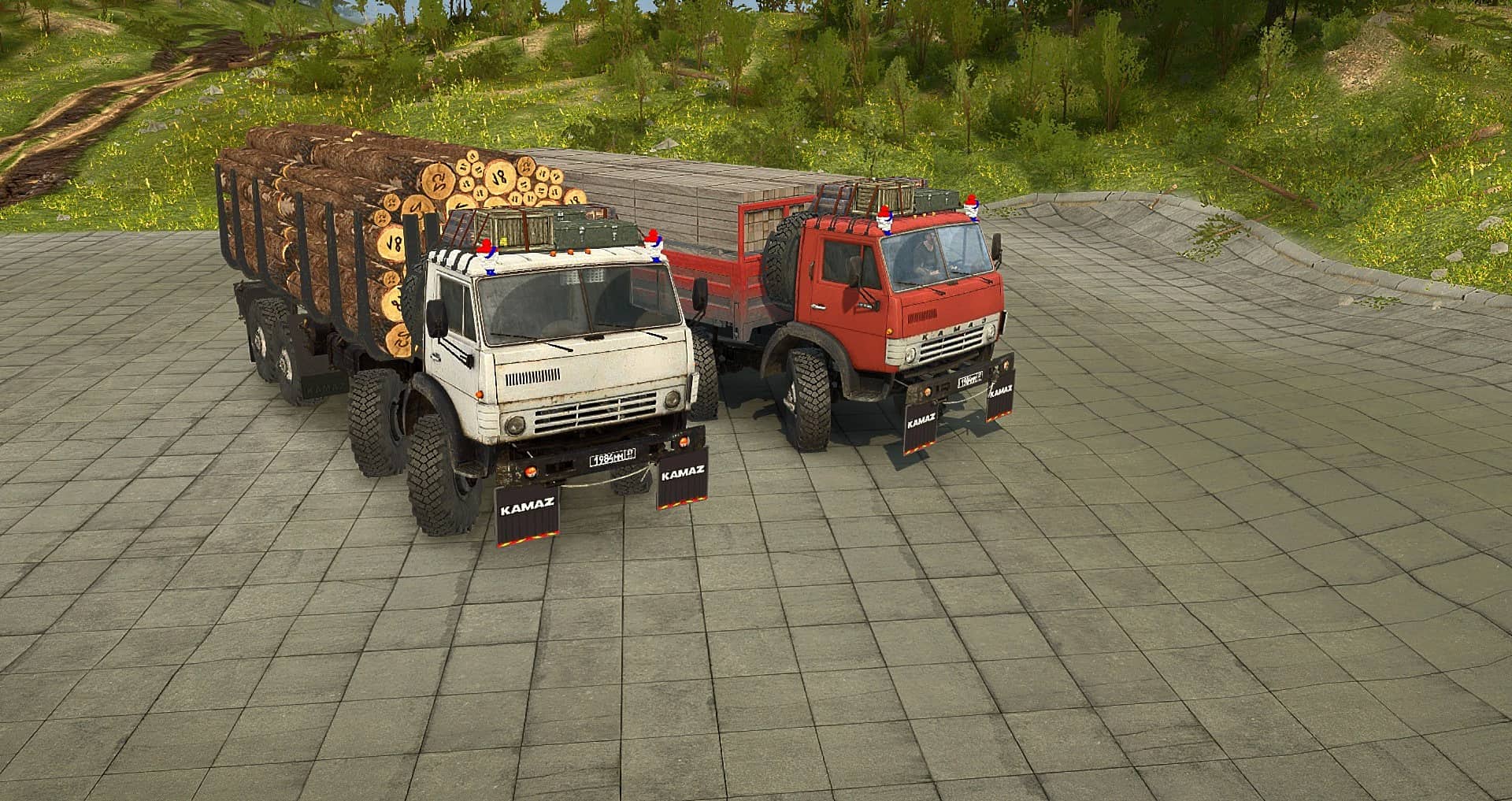 Spintires:Mudrunner - Kamaz-63501 Truck Mod v1.0
