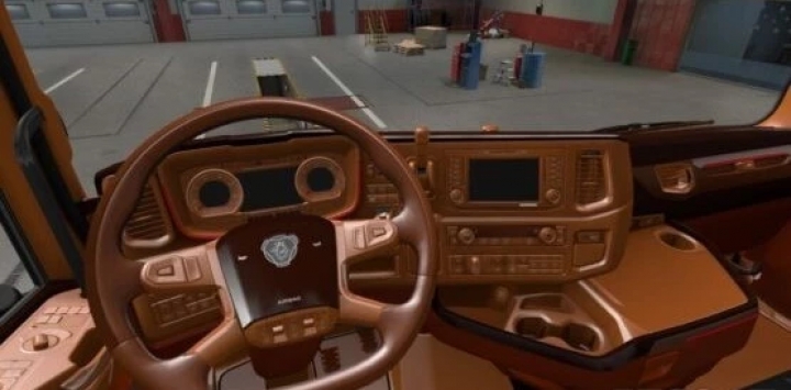 ETS2 - Scania 2016 S & R Brown Interior (1.41.x)