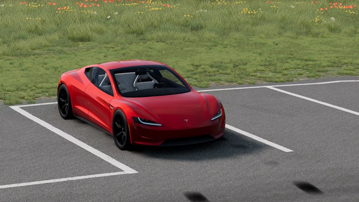 BeamNG – Tesla Roadster 2023 Car Mod V3.0