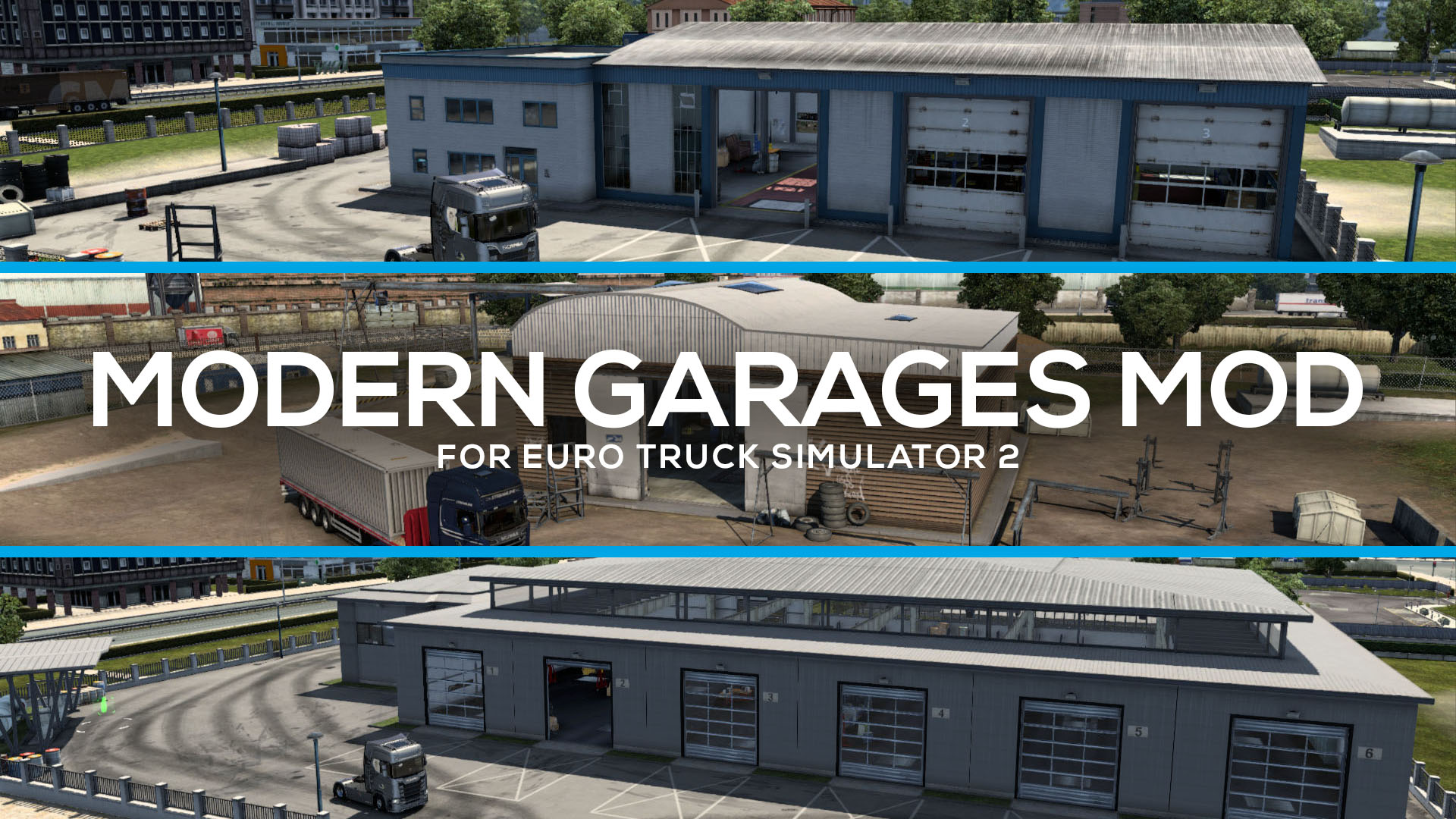 ETS2 - Modern Garages V1.6 (1.43.x)
