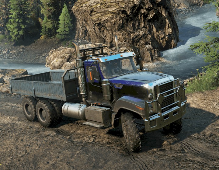 SnowRunner - Cat CT680 Black Labs Custom V1.0